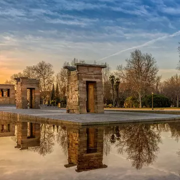 The Templo de Debod is an Egyptian temple that was moved stone-by-stone from Egypt to Madrid. Miguel Diaz / 500px