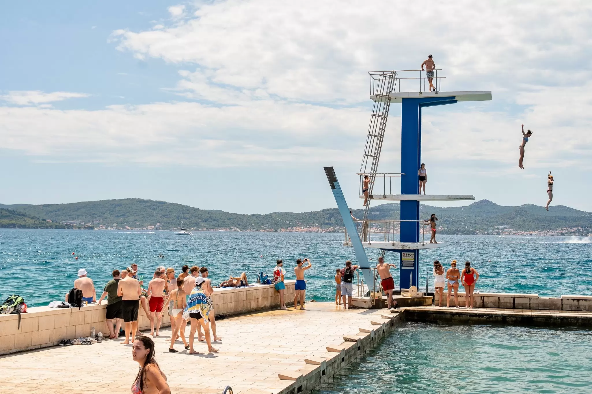 Zadar Diving Board in Zadar. Cynthia Hofmann for Lonely Planet
