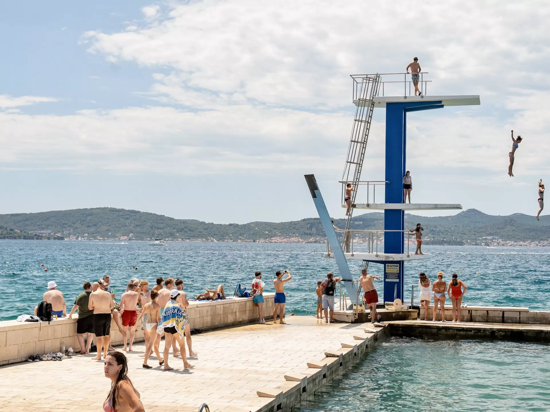 Zadar Diving Board in Zadar. Cynthia Hofmann for Lonely Planet