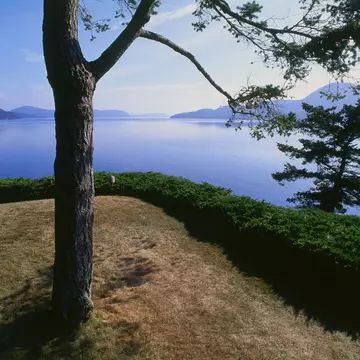 At Rosario Point, Rosario Resort, Orcas Island, San Juan Islands, Washington, USA