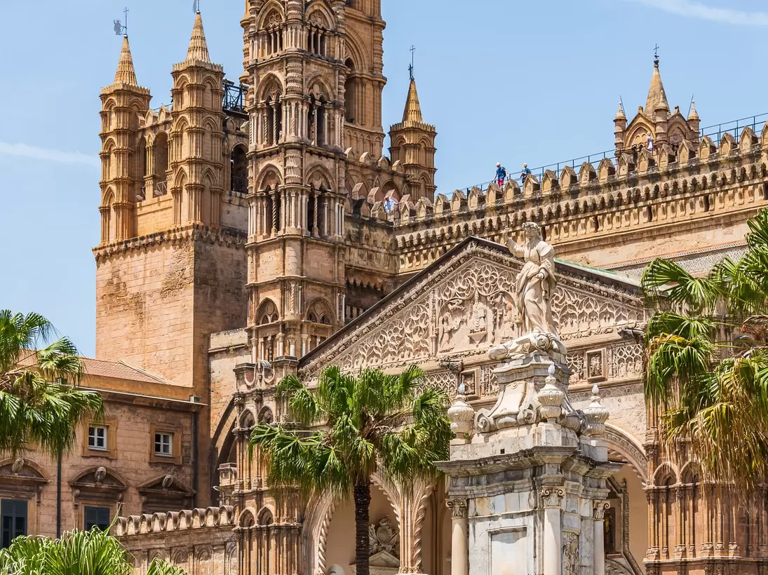 Clock Tower of the Palermo Cathedral.