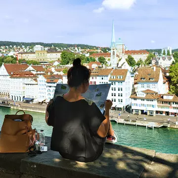 Choose the best transport to see more of Zurich from cycling to public transport © Roman Babakin / Shutterstock