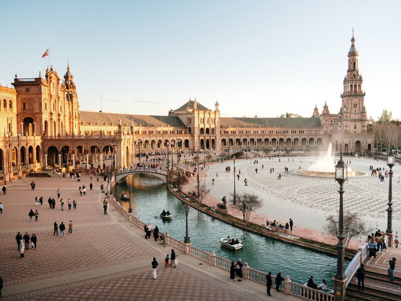Plaza de España in Seville. MarioGuti/Getty Images