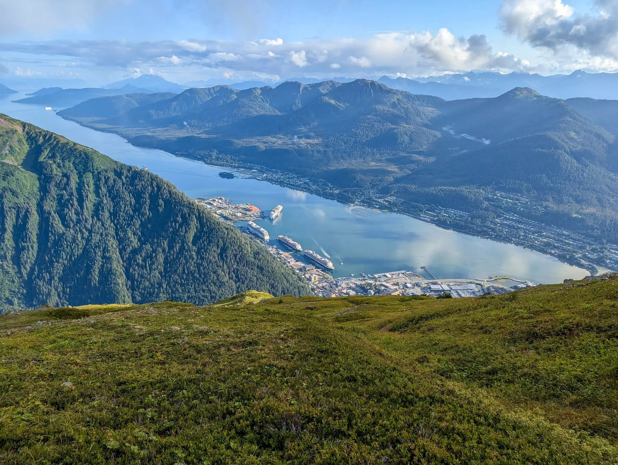 View of the port from Mt. Juneau