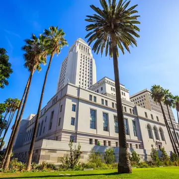 Historic Los Angeles City Hall with blue sky, CA USA
225735178
steps, downtown, tree, window, arch, california, america, usa, municipal, center, architecture, city, travel, us, pillar, landmark, government, civic, monument, hall, palm, vacation, door, building, historic, hollywood, angeles, los