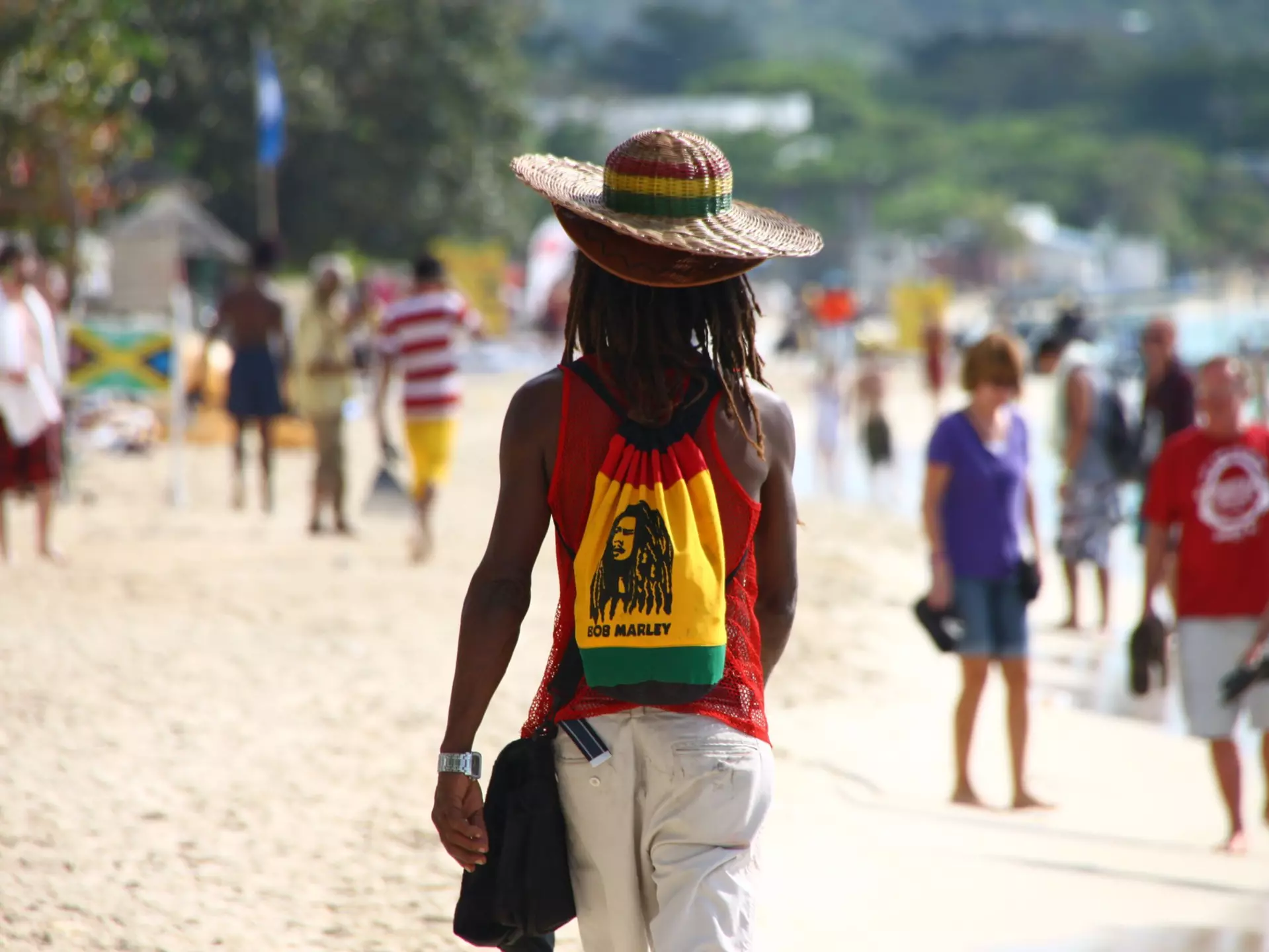 Take a stroll on the famous seven mile beach which is central to all beach life in Negril, Jamaica