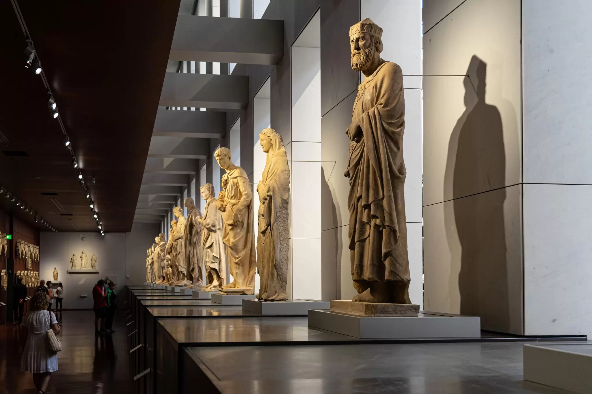Statues inside the Museo dell’Opera del Duomo in Florence, Italy.