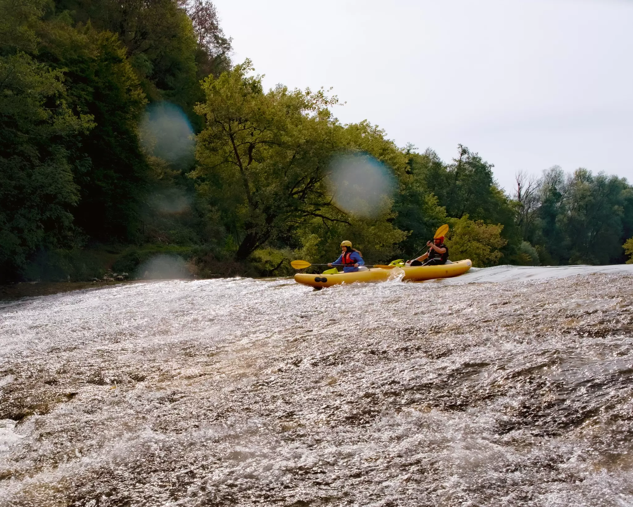 Kayaking on the Kolpa river.
Slovenia, September 2026
