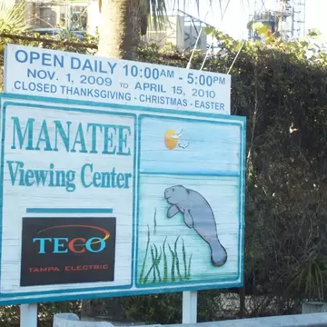 Tampa, Florida/USA; january 10 2010: Some views of the manatte viewing center aside the Tampa Electric company or TECO