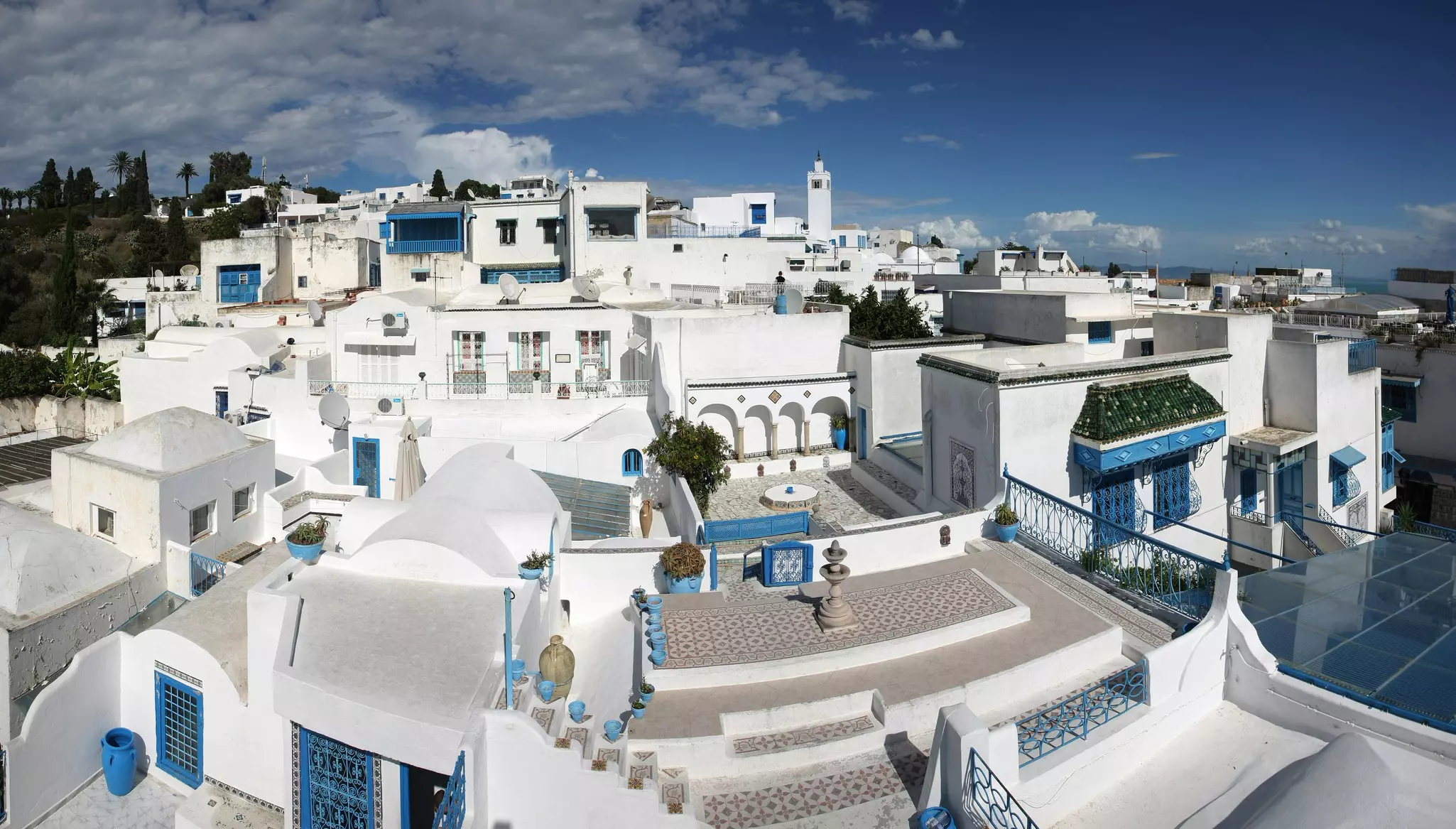 A view of Sidi Bou Said,Tunisia.