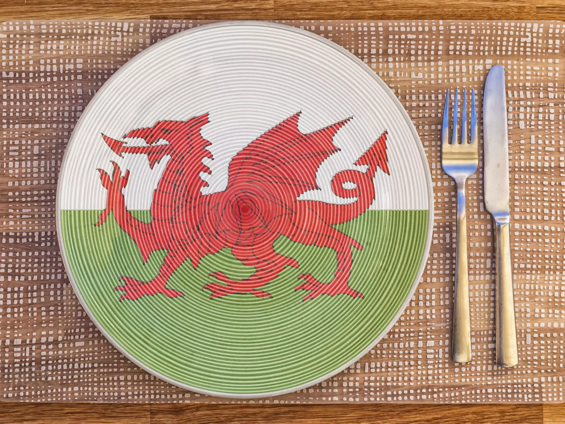 Welsh table setting