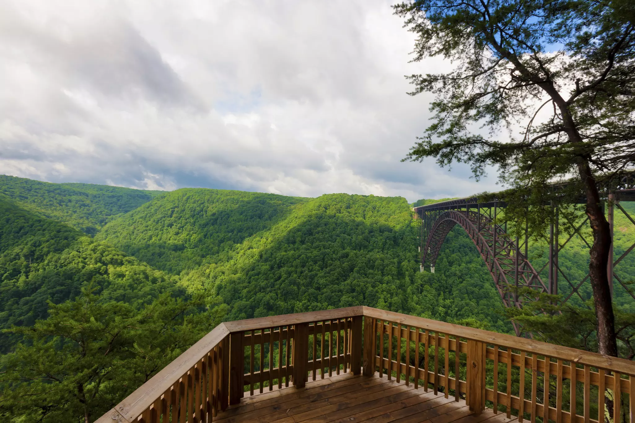 New River Gorge National Park Observation Deck View