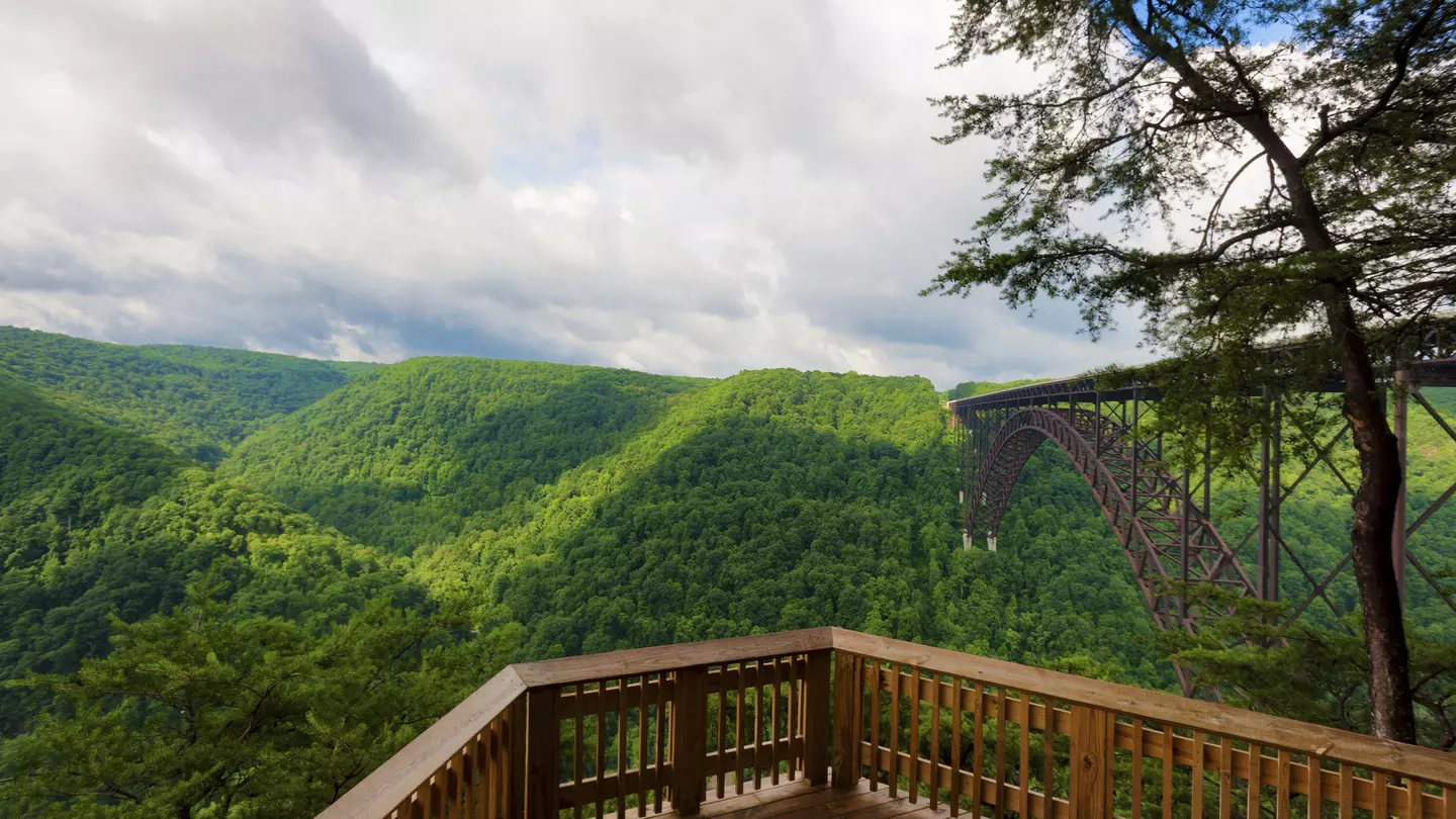 New River Gorge National Park Observation Deck View