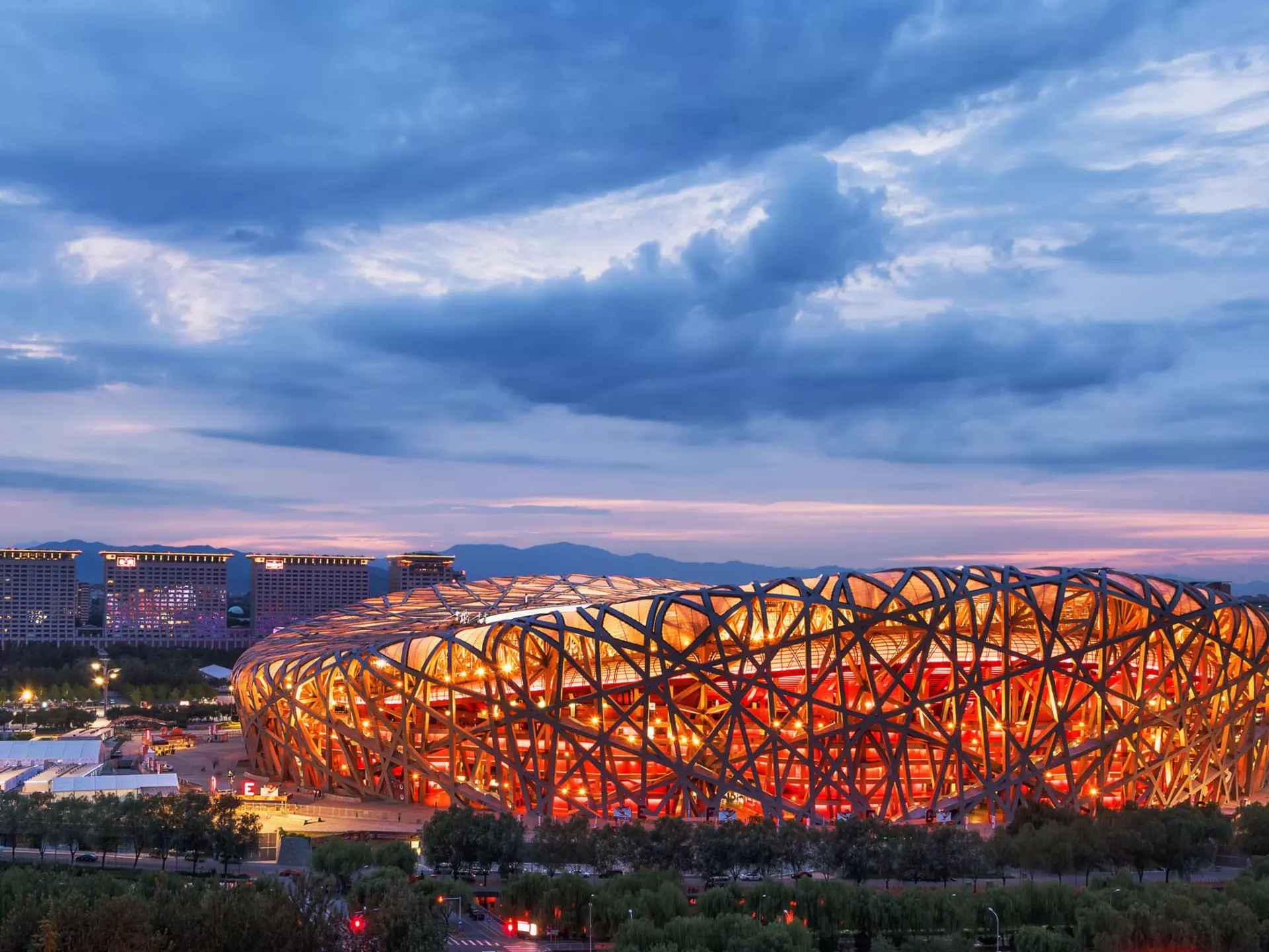 BEIJING -August24 Beijing Olympic Stadium (Bird's Nest ), the 2008 Olympic games.August 24,2015in Beijing, China
313595987
steel, park, national, birds, travel, chinese, nest, red, urban, landmark, night, beijing, light, evening, asia, olympic, building, modern, famous, futuristic, reflection, design, architecture, city, color, blue, stadium, features, background, structure, china, metal, landscape, cityscape, the, copy, paralympic, games, summerparalympic, venues, attractions, space, asian