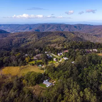 aerial panorama of d'aguilar national park near brisbane in queensland, australia; aerial view of rainforest in the mountains, License Type: media, Download Time: 2026-04-12T05:57:03.000Z, User: claramonitto, Editorial: false, purchase_order: 56530 - Guidebooks, job: WIP Global Publishing , client: Australia 23, other: Clara Monitto