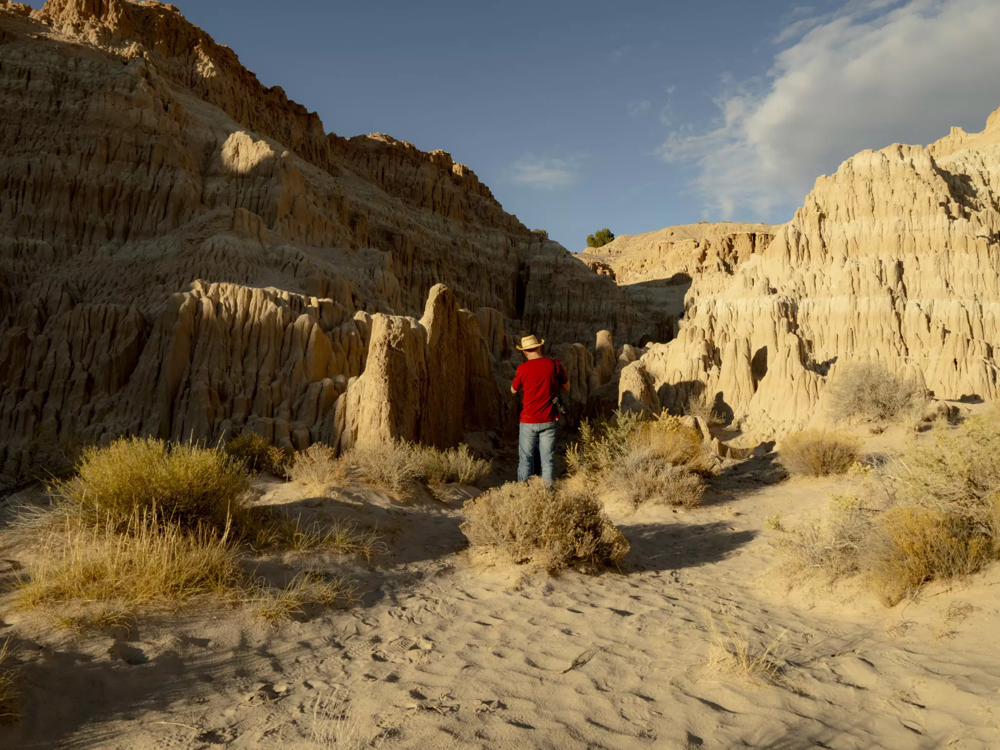Cathedral Gorge State Park is known for its unique geological formations