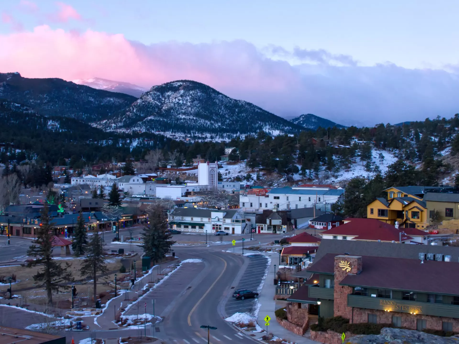 An overlook view of downtown Estes Park, Colorado a sunrise.
544054495
Business, Retail, Consumerism, Travel Destinations, Travel, Hori