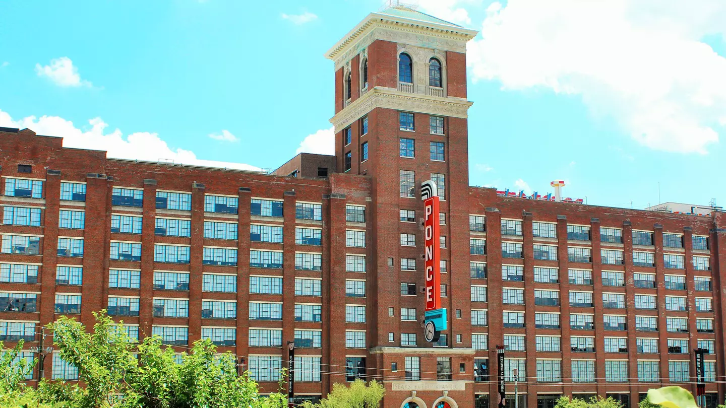 The exterior of Ponce City Market in Atlanta