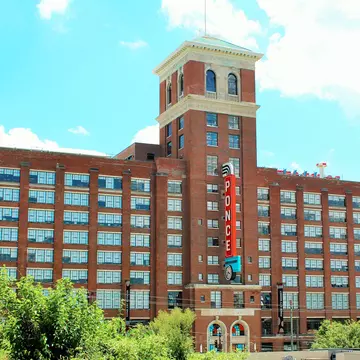 The exterior of Ponce City Market in Atlanta