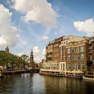 Waterfront buildings at Eindhoven city in the Netherlands.