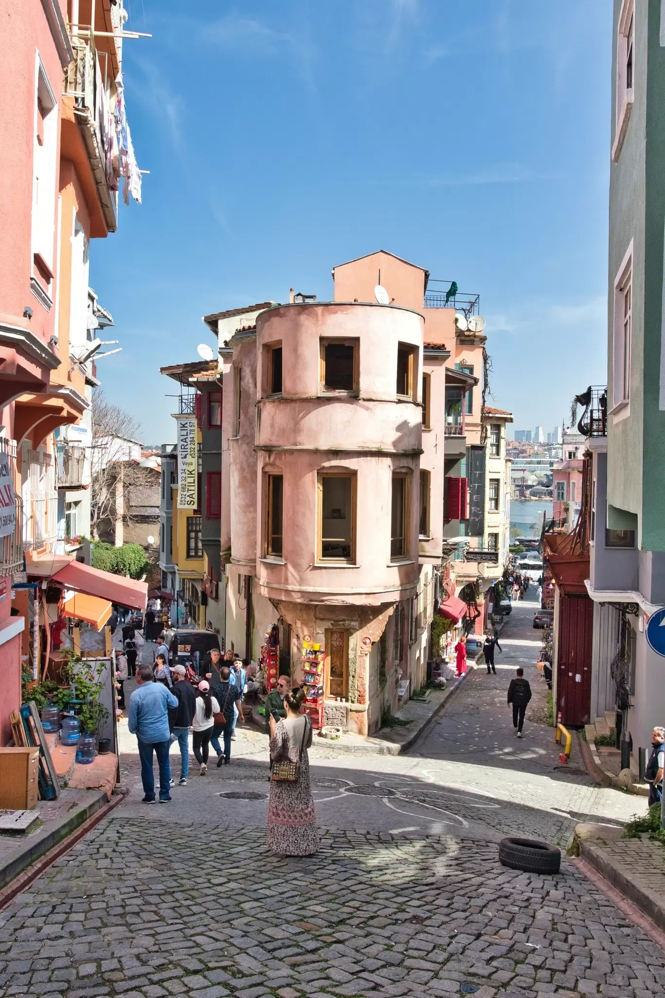 Istanbul, Turkey - March 28, 2024 : Balat district street view in Istanbul. Balat is popular tourist attraction in Istanbul, Turkey., License Type: media, Download Time: 2024-08-07T13:43:33.000Z, User: pinkjozie64, Editorial: true, purchase_order: 56530, job: Global Publishing WIP, client: Pocket Istanbul 7, other: Jo-anne RiddellJo-anne Riddell