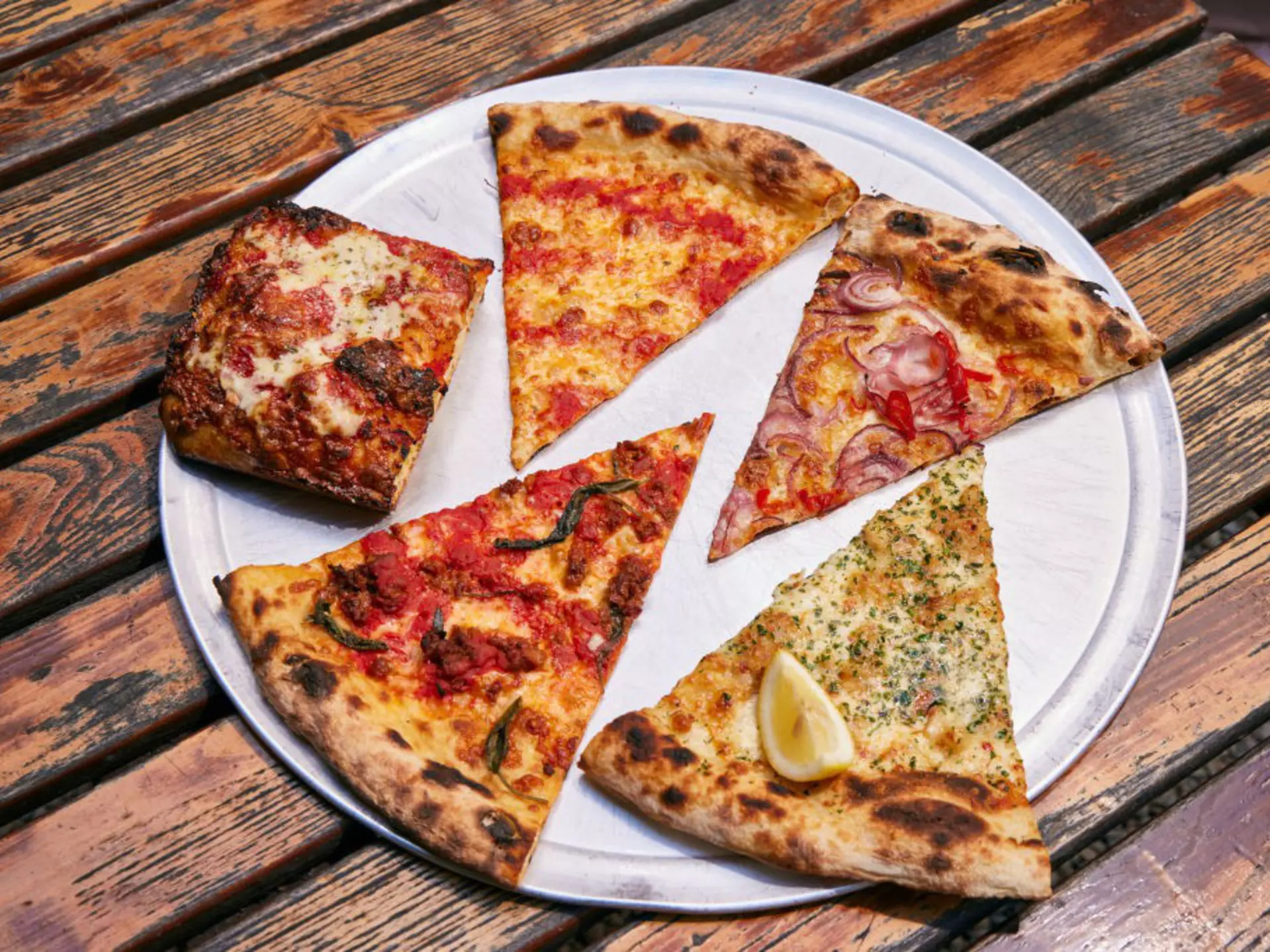 Slices at F&F Pizzeria in Brooklyn. The Washington Post/Getty Images