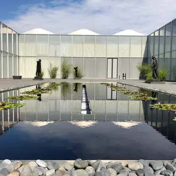 Raleigh, North Carolina, United States -- July 2018 A view of Rodin's Court at the North Carolina Museum of Art.; Shutterstock ID 1767716189;