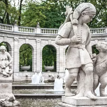 Marchenbrunnen Fairy Tale Fountain (1913) in the Volkspark Friedrichshain Park, Berlin, Germany; Shutterstock ID 220555540; Your name (First / Last): Josh Vogel; Project no. or GL code: 56530; Network activity no. or Cost Centre: Online-Design; Pr...