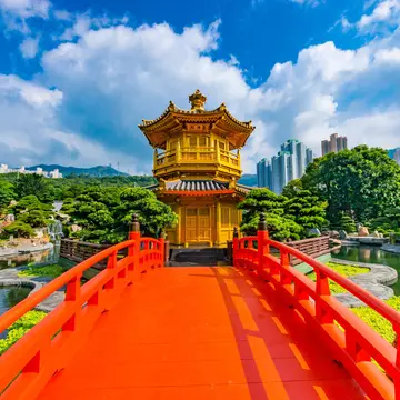 Take a brief respite from Hong Kong's frantic pace in Nan Lian Garden. Shutterstock