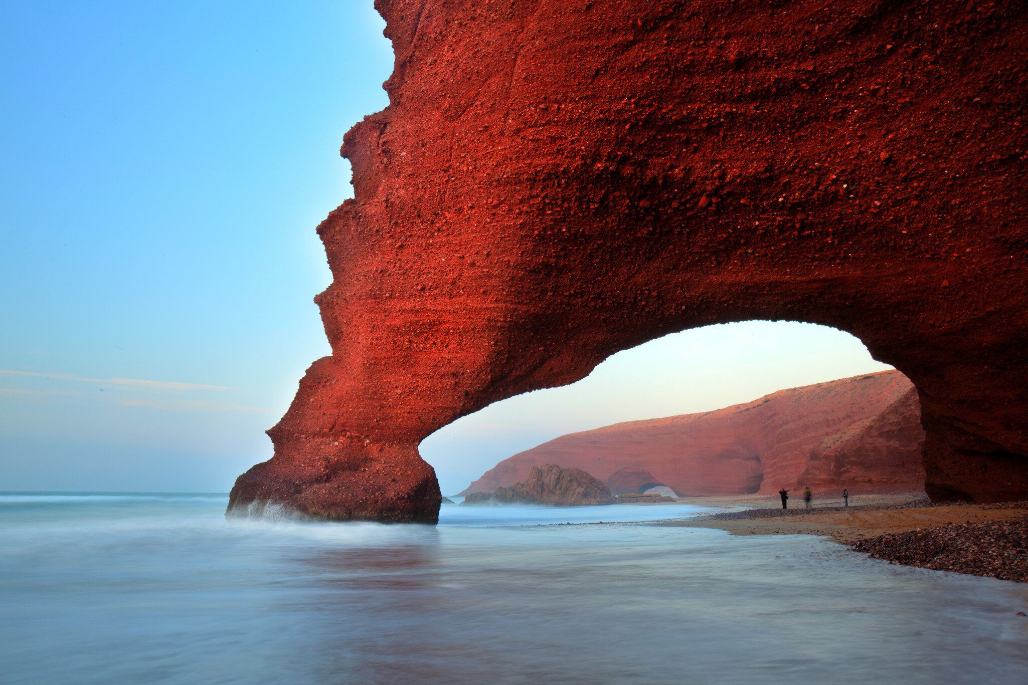 Scenic view of beach