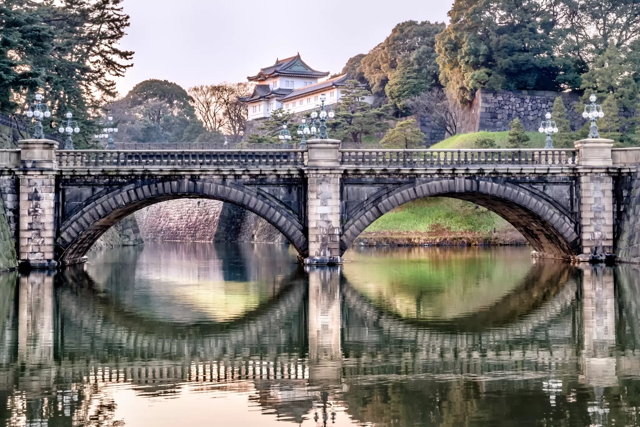 Nijubashi Bridge in Tokyo, Japan