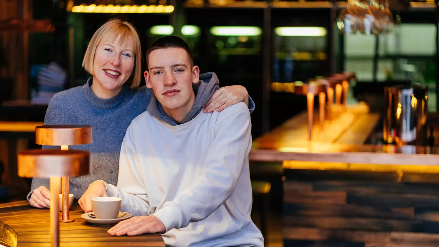 Senior couple meet for daily lunch date at closed German-Danish border