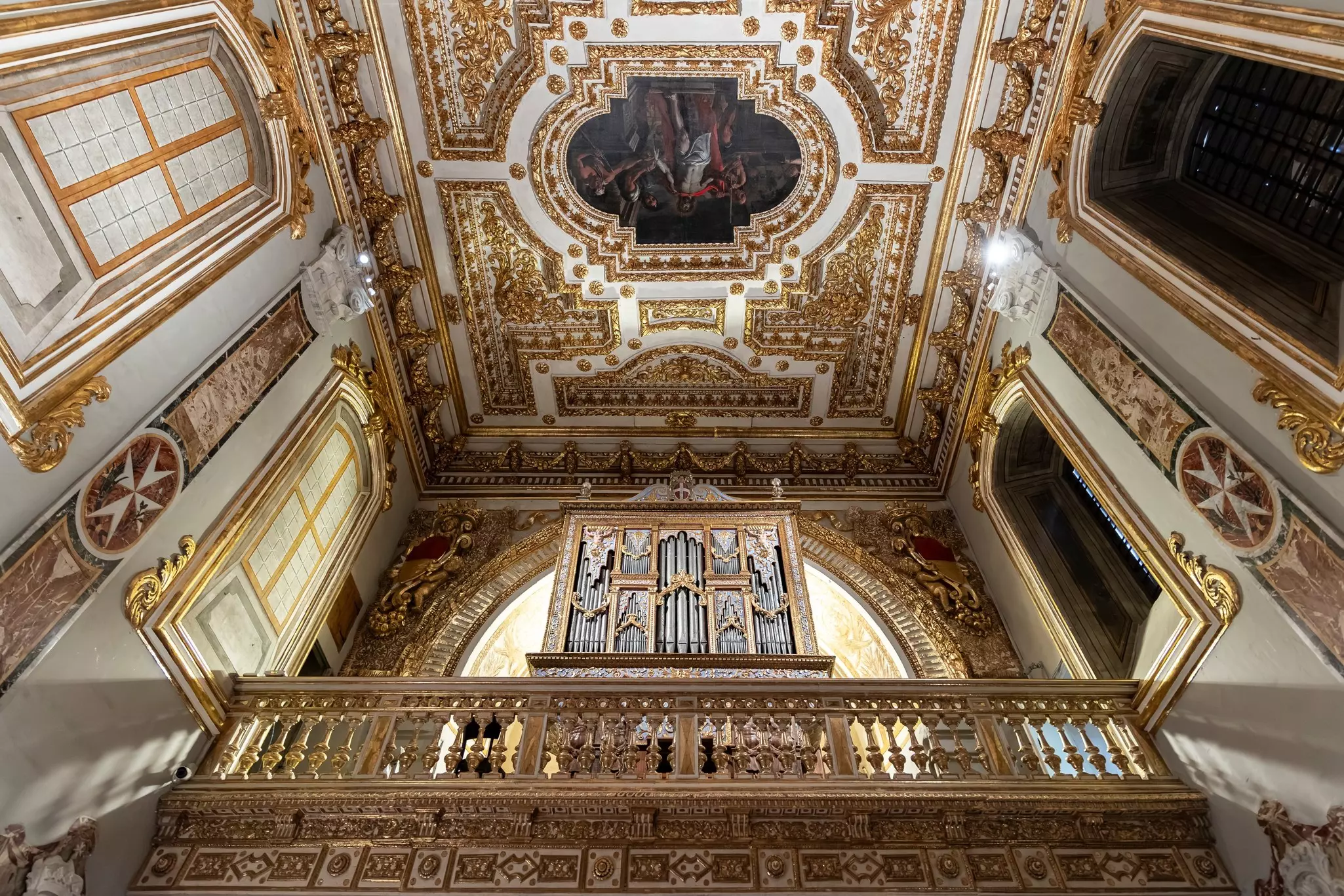 Interior of the St John's Co-Cathedral, a religious museum at heart of the Malta capital