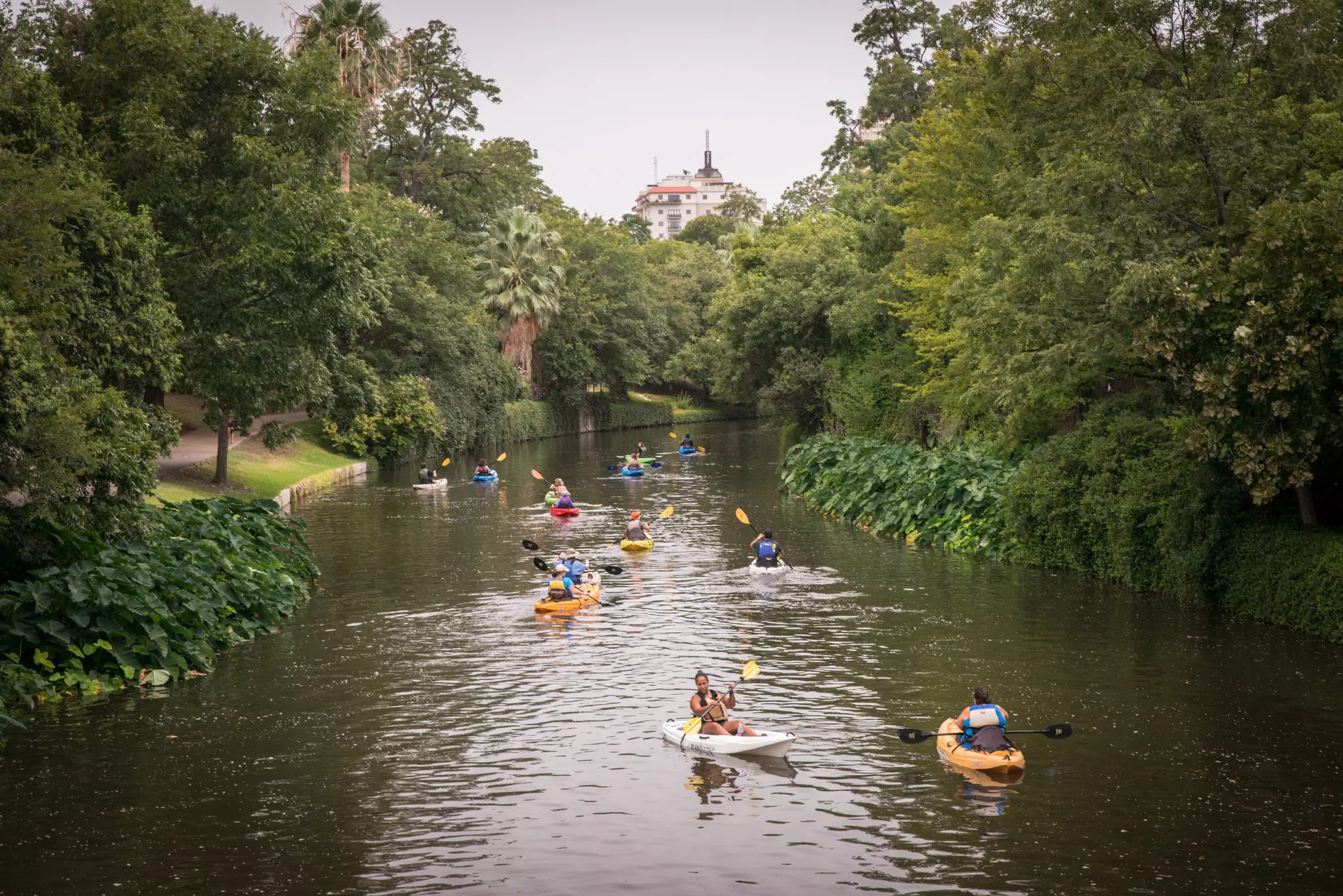 Kayaking is a great way to experience the San Antonio River © Adam Stocker /  Shutterstock