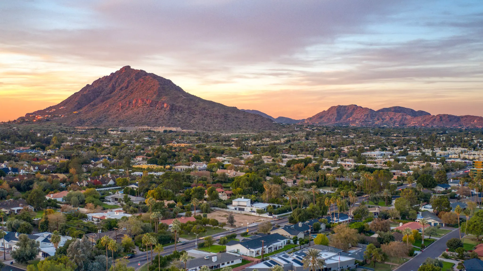 Camelback Mountain is one of the top hikes in Phoenix, Arizona. antsdrone/Shutterstock