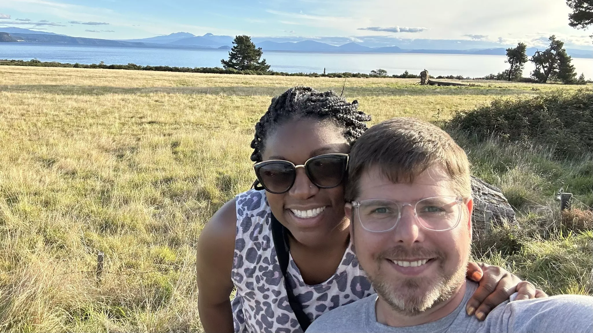 The author and her husband on their extraordinary New Zealand honeymoon © Deesha Dyer