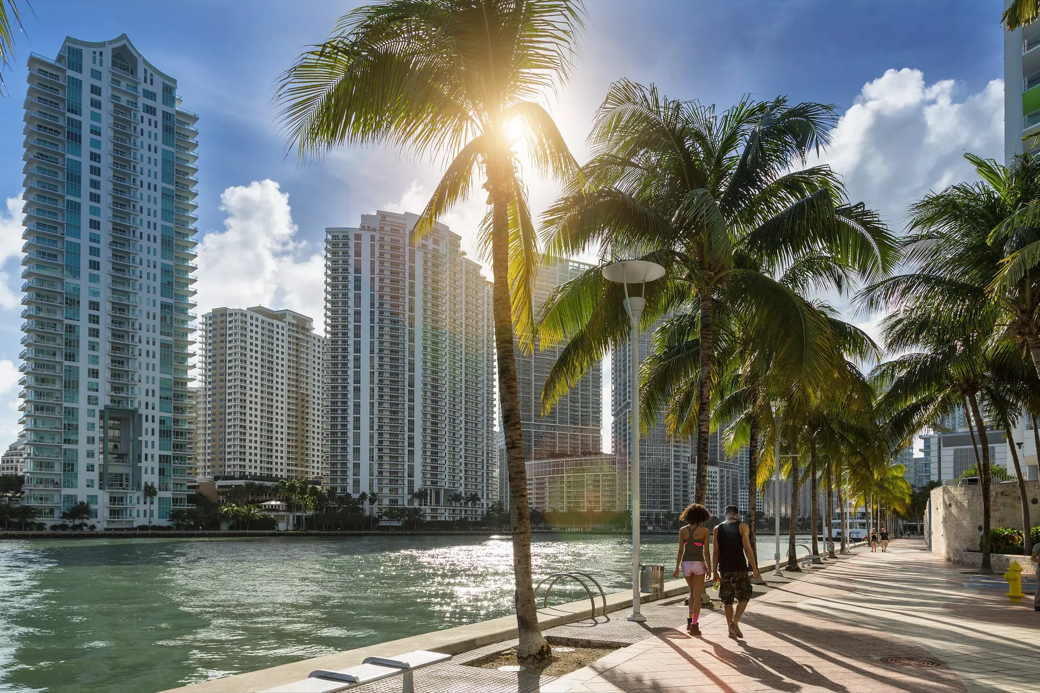 Walking within Miami neighborhoods is fine – though we don’t recommend walking between them © Sylvain Sonnet / Getty Images