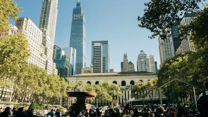   Bryant Park in Midtown Manhattan