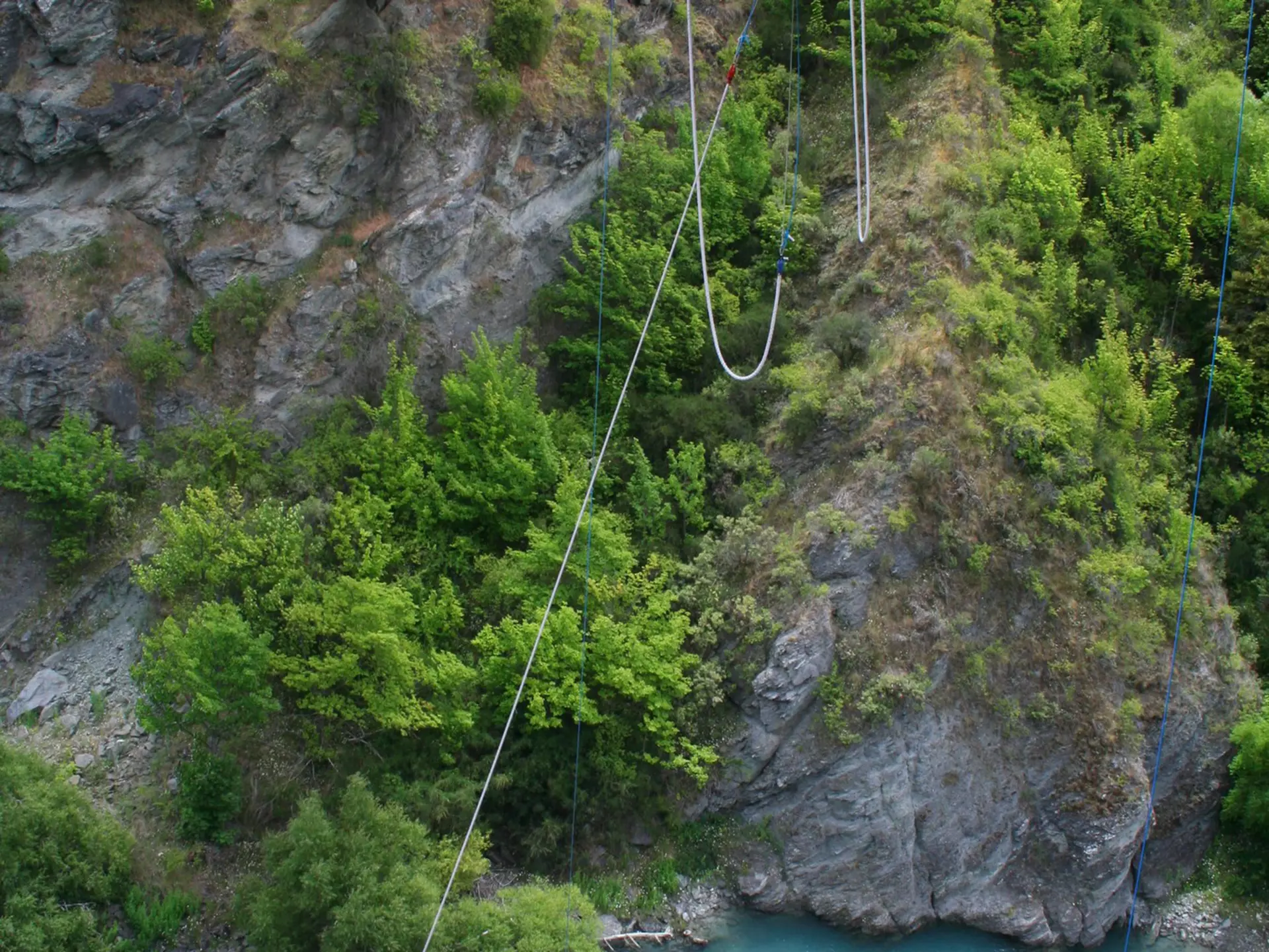Bungy jumping in New Zealand