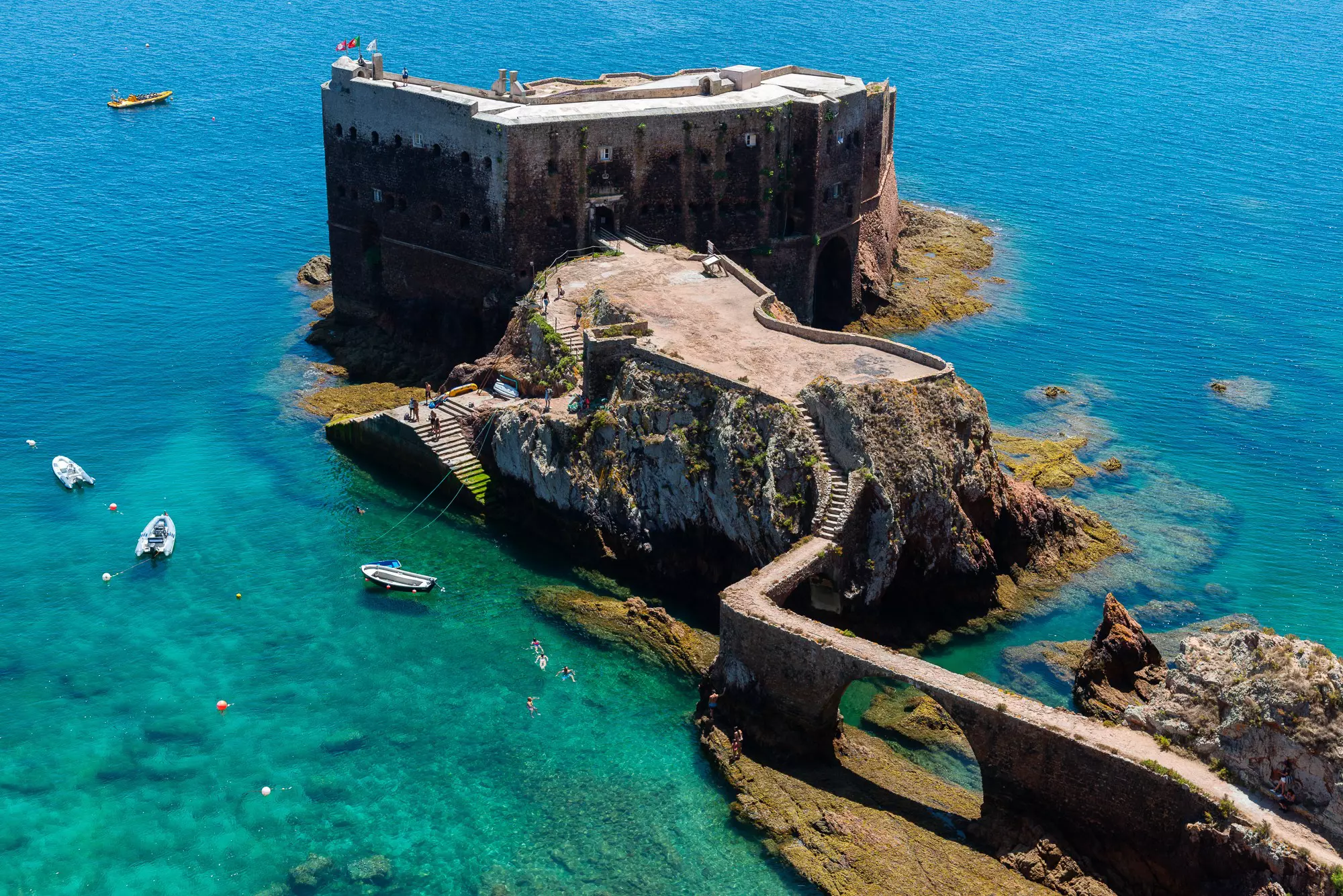 The spectacular Forte de São João Baptista on Berlenga Grande, off the coast of Peniche © Austin Bush / Lonely Planet