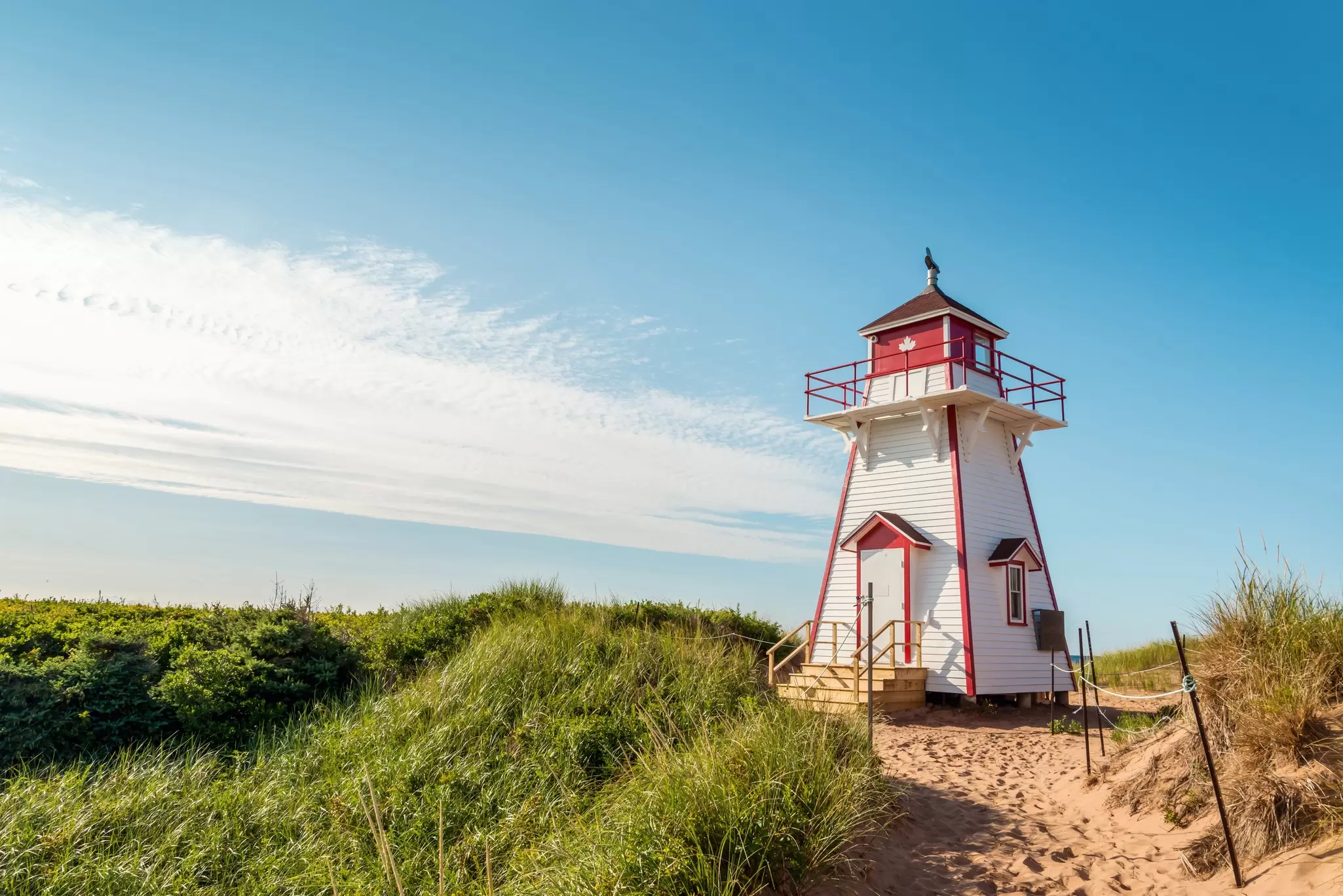 Covehead Lighthouse on Prince Edward Island. Vadim.Petrov/Shutterstock