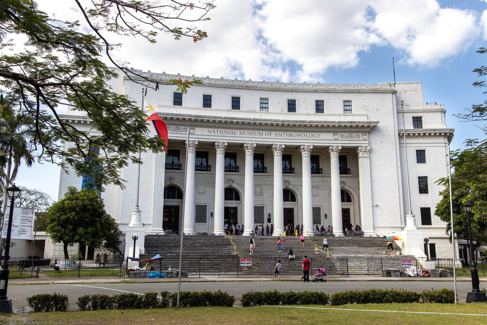Feb 22, 2020 People going to the National museum of Anthropology, Manila, Philippines