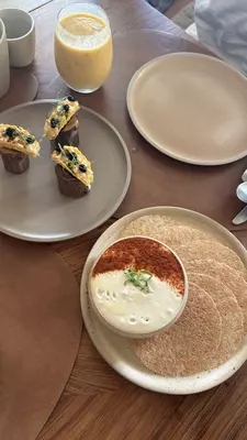 Selections from the menu at Michelin-starred Erth Restaurant, Abu Dhabi