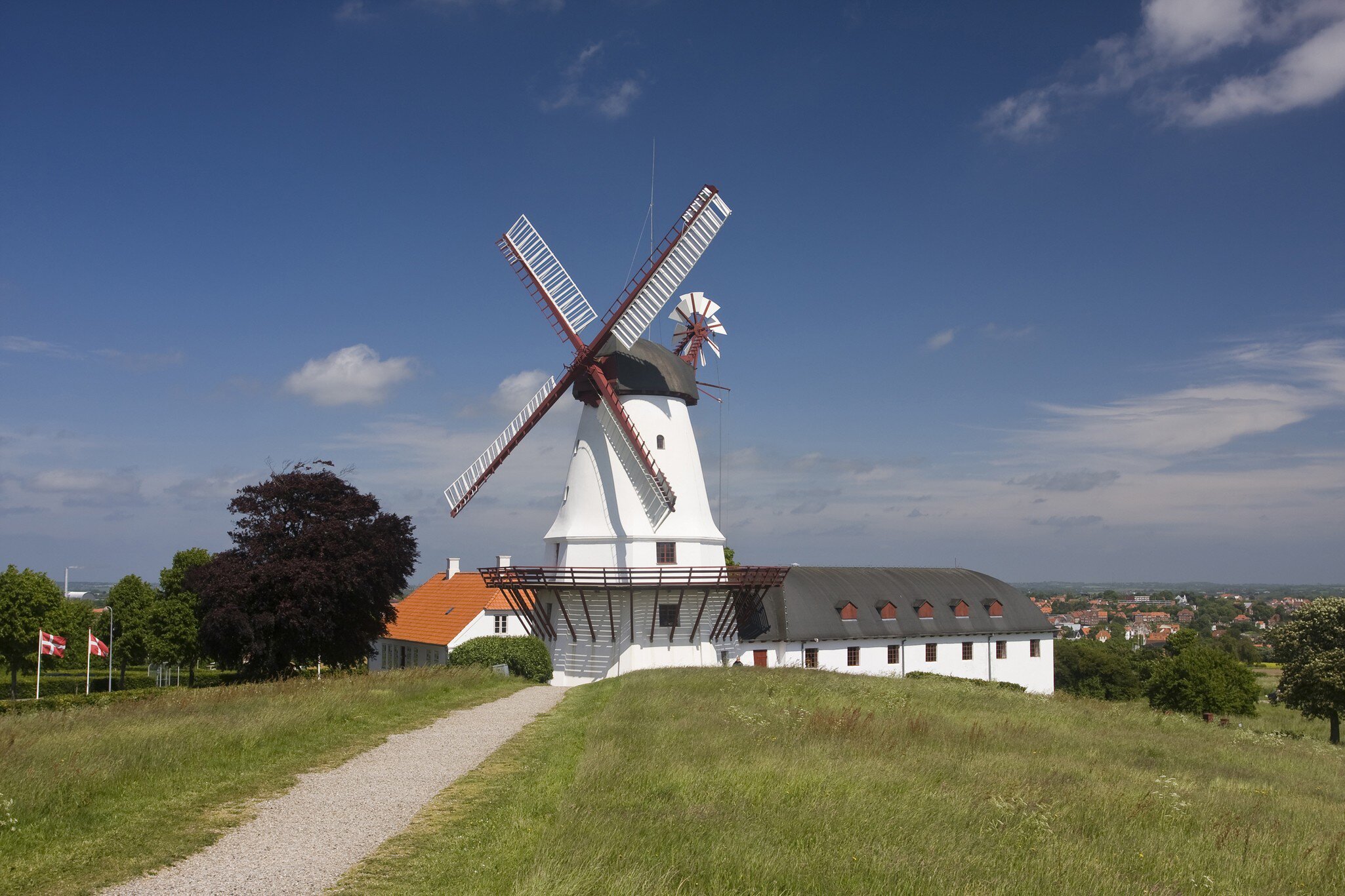 Dybboel Moelle Windmill, Sonderborg, Denmark, Europe.