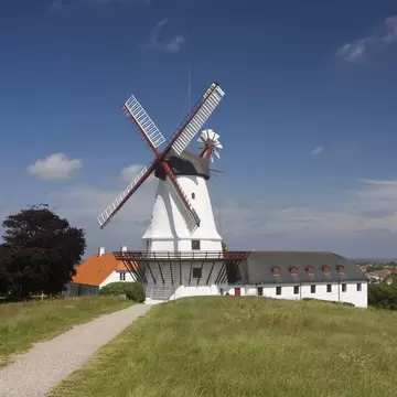 Dybboel Moelle Windmill, Sonderborg, Denmark, Europe.