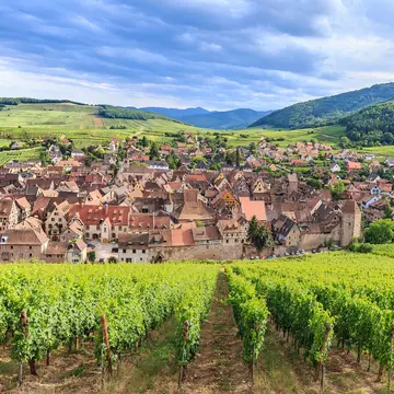 The Riquewihr village in Alsace, France. pigprox/Getty Images