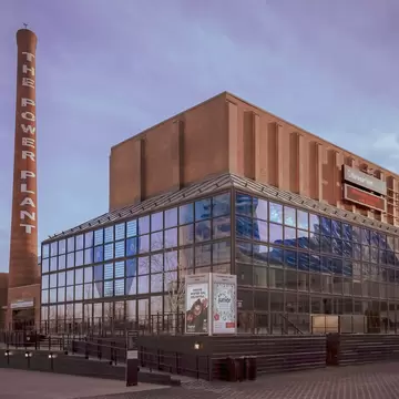 MARCH 26, 2018: Exterior of the Harbourfront Centre (The Power Plant building) during sunset.