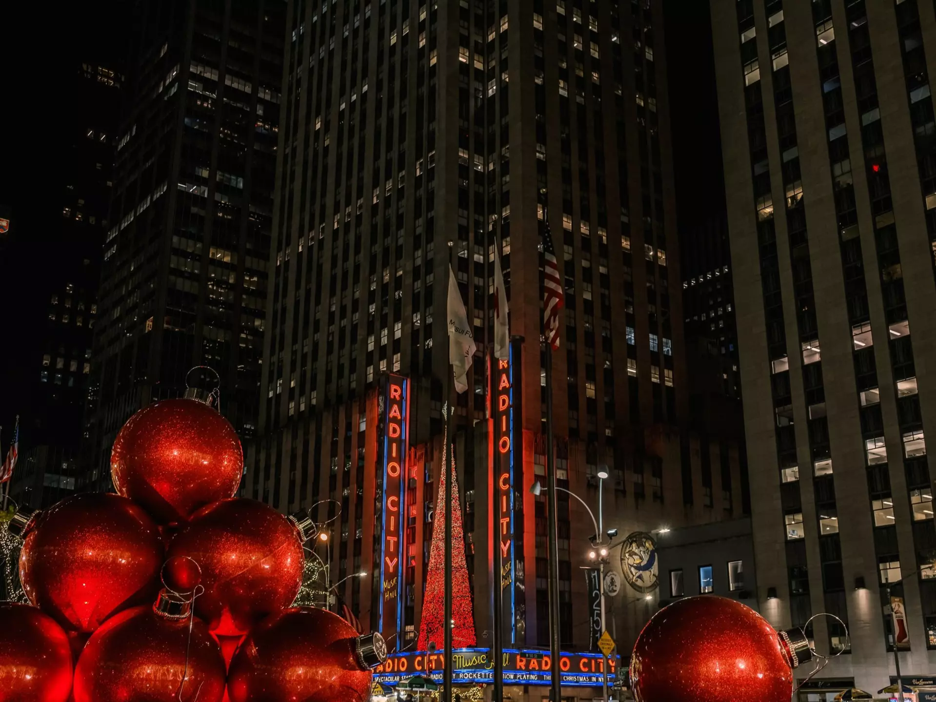 A festive Radio City Music Hall. Maria Florencia Rossi/Shutterstock