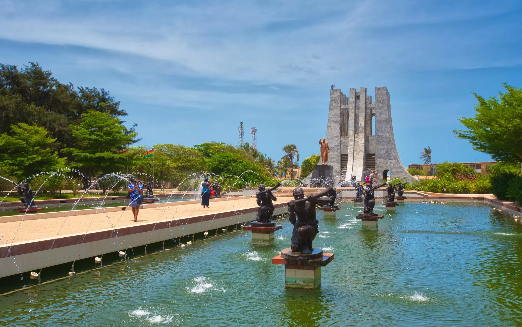 Kwame Nkrumah Memorial Park and Mausoleum in Accra, Ghana. Truba7113/Shutterstock