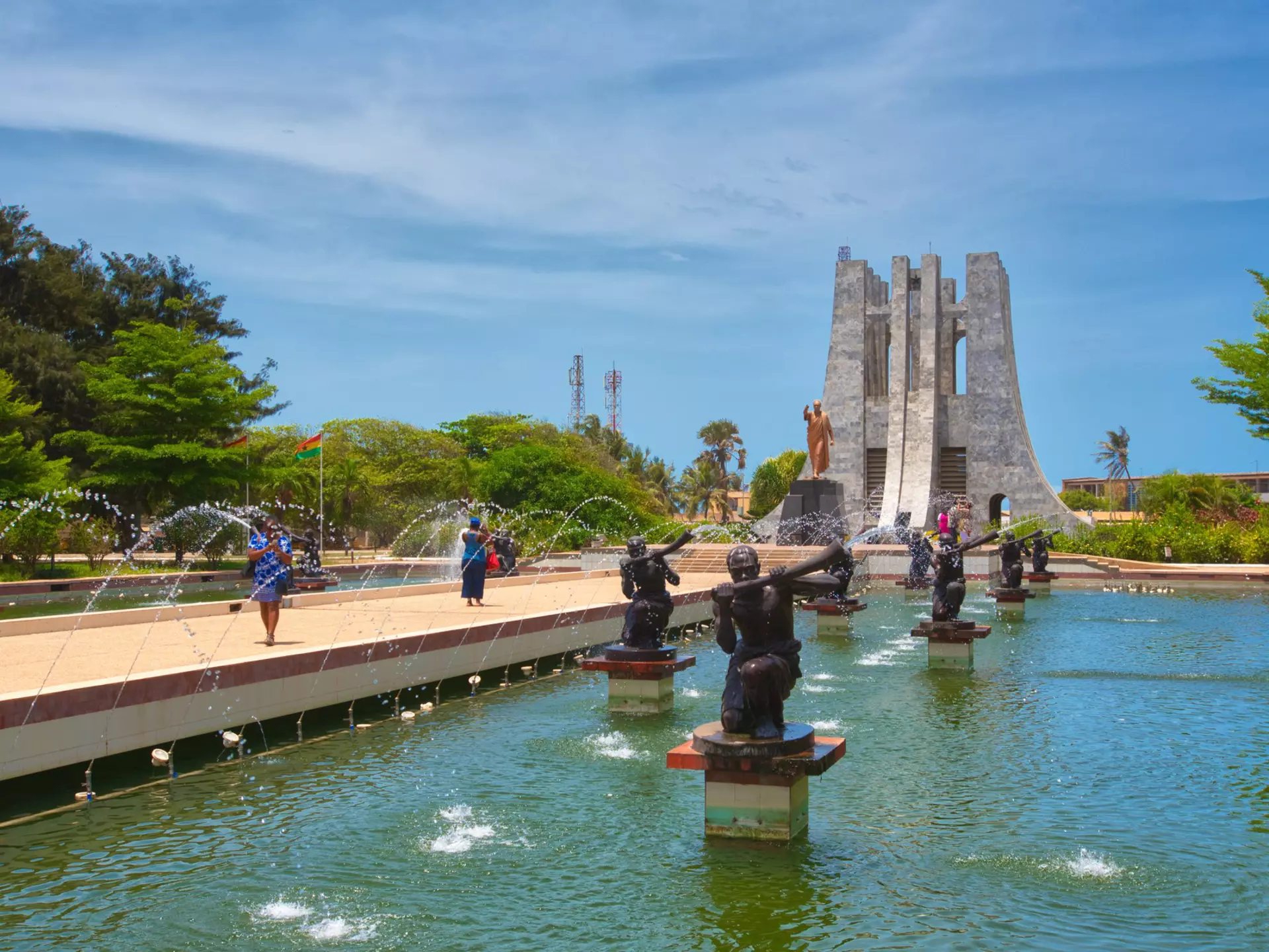 Kwame Nkrumah Memorial Park and Mausoleum in Accra, Ghana. Truba7113/Shutterstock